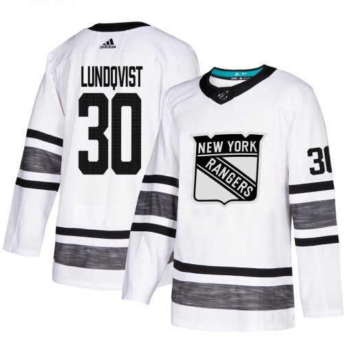 New York Rangers Trikot Henrik Lundqvist Weiß 2019 NHL All Star